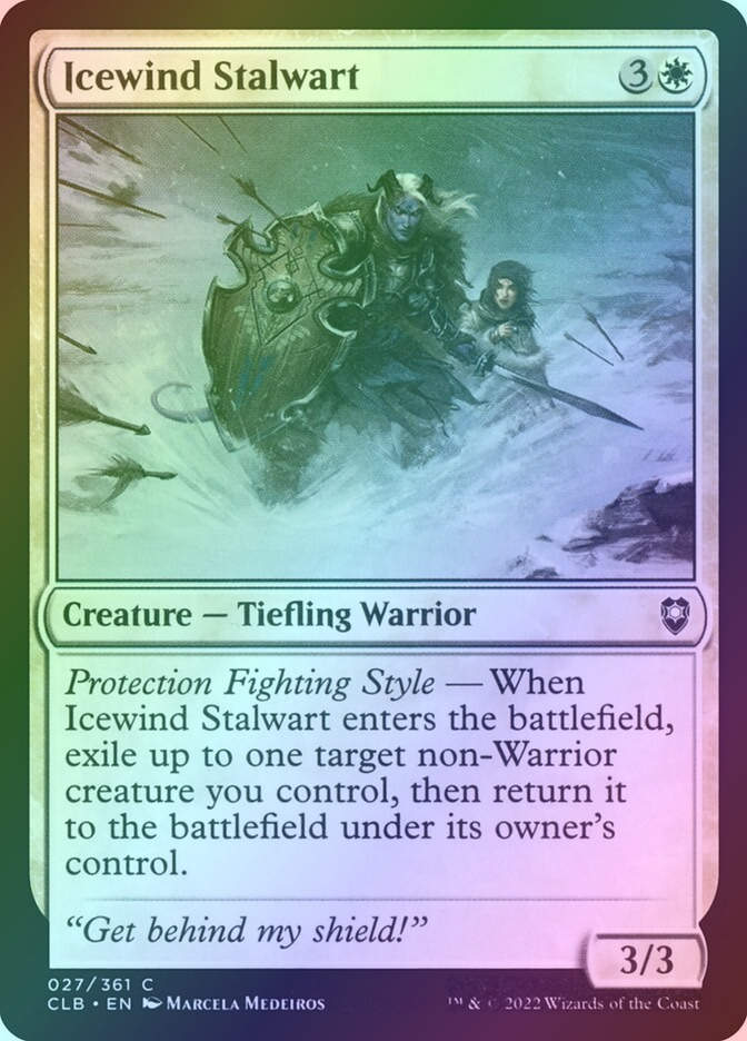 Icewind Stalwart (CLB) (27) / Foil