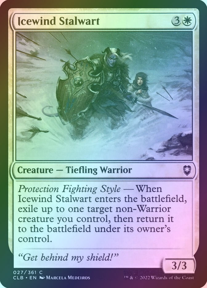 Icewind Stalwart (CLB) (27) / Foil