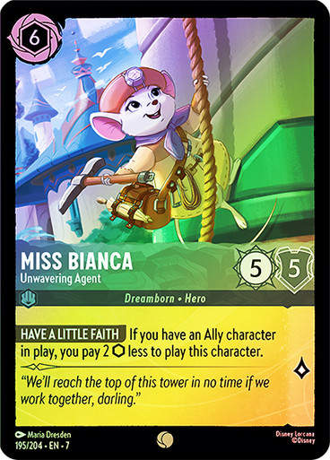 Miss Bianca - Unwavering Agent (LOR_ARC) / Foil