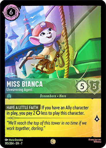 Miss Bianca - Unwavering Agent (LOR_ARC) / Foil