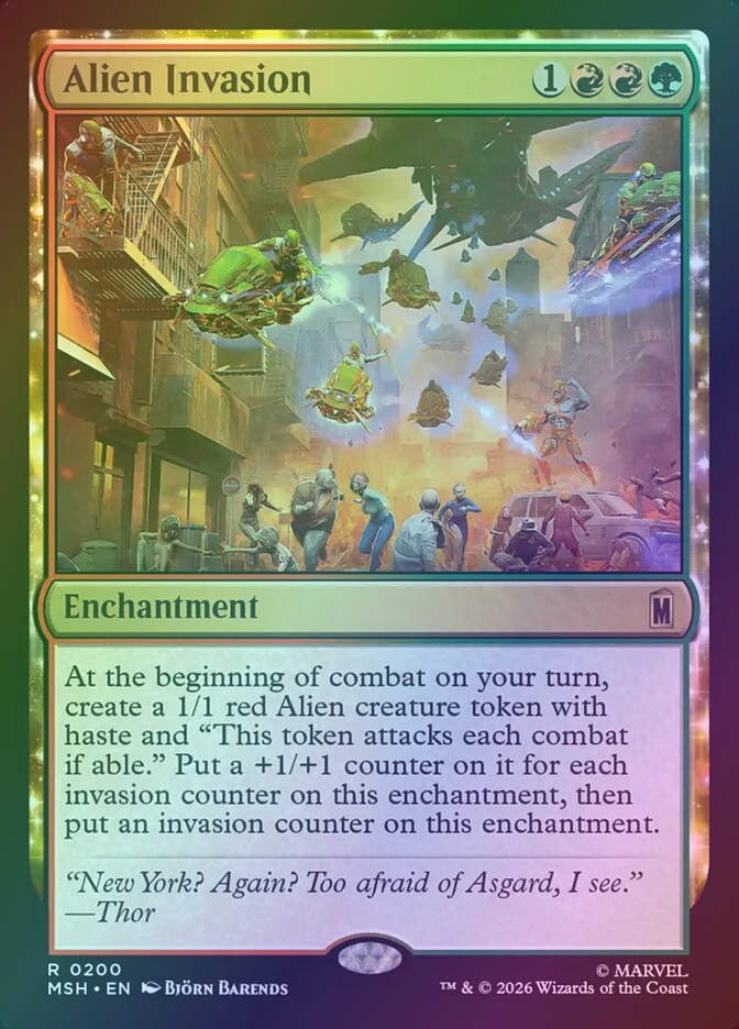 Alien Invasion (MSH) (200) / Foil