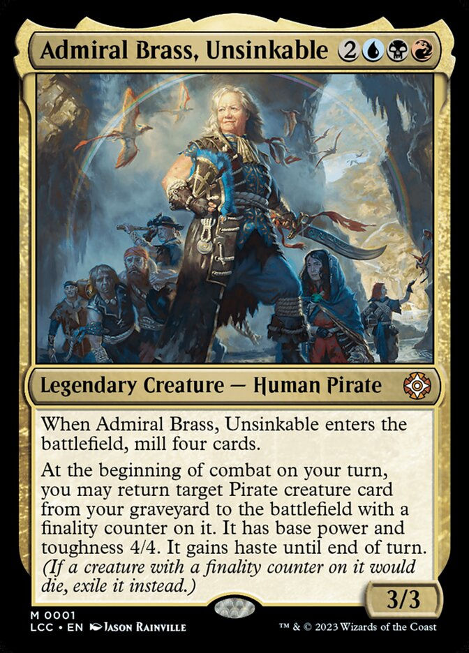 Admiral Brass, Unsinkable (LCC) (1)