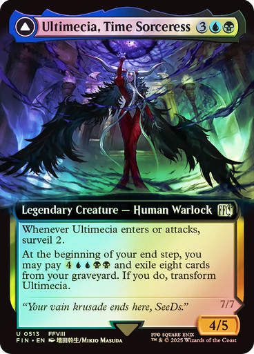 Ultimecia, Time Sorceress // (FIN) (513) / Extended Art / Foil