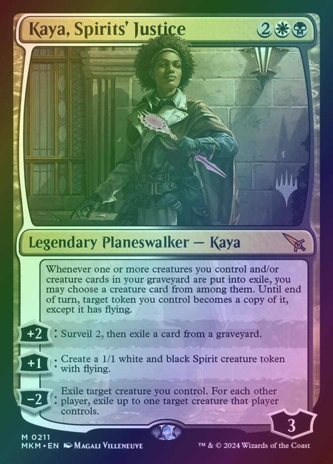Kaya, Spirits' Justice (PMKM) (211p) / Foil