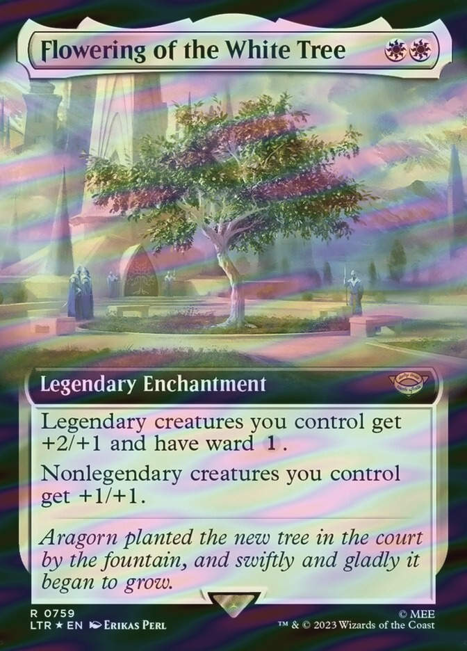 Flowering of the White Tree (LTR) (759) / Extended Art / Surge Foil