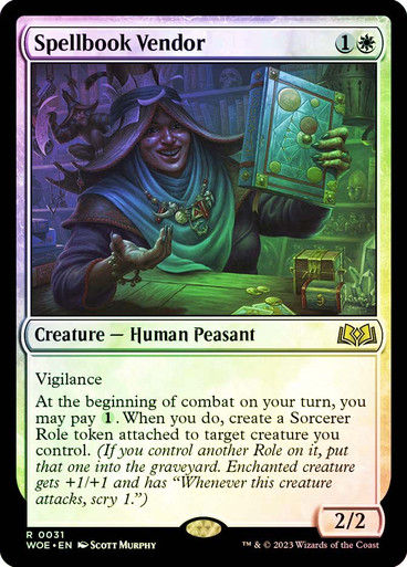 Spellbook Vendor (woe) / Foil