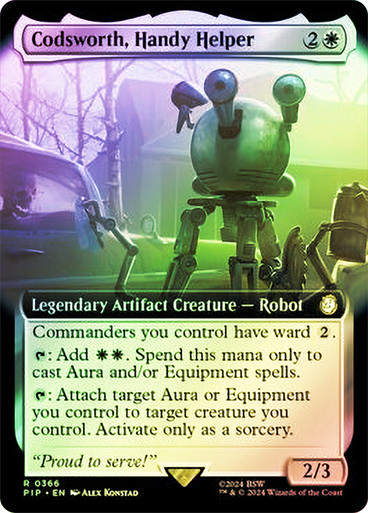 Codsworth, Handy Helper (pip) (366) / Extended Art Foil
