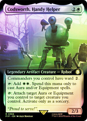 Codsworth, Handy Helper (pip) (366) / Extended Art Foil