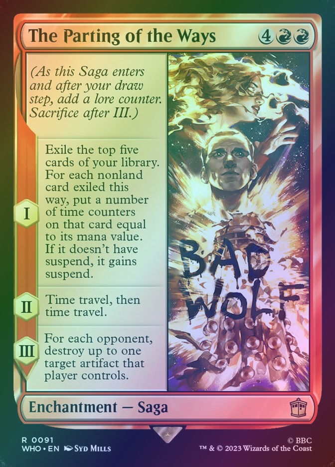 The Parting of the Ways (WHO) (91) / Foil