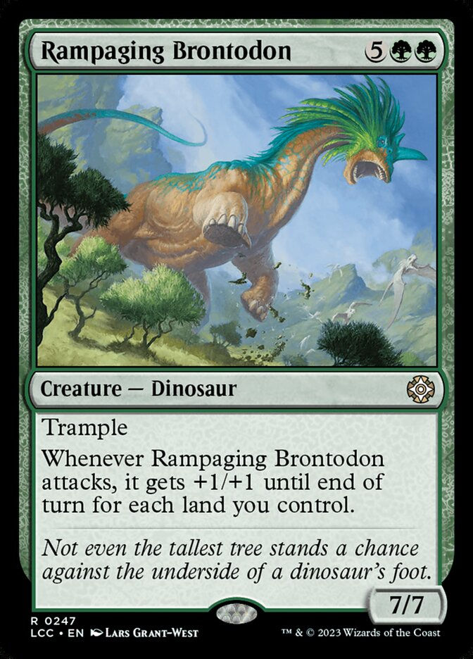 Rampaging Brontodon (LCC) (247)