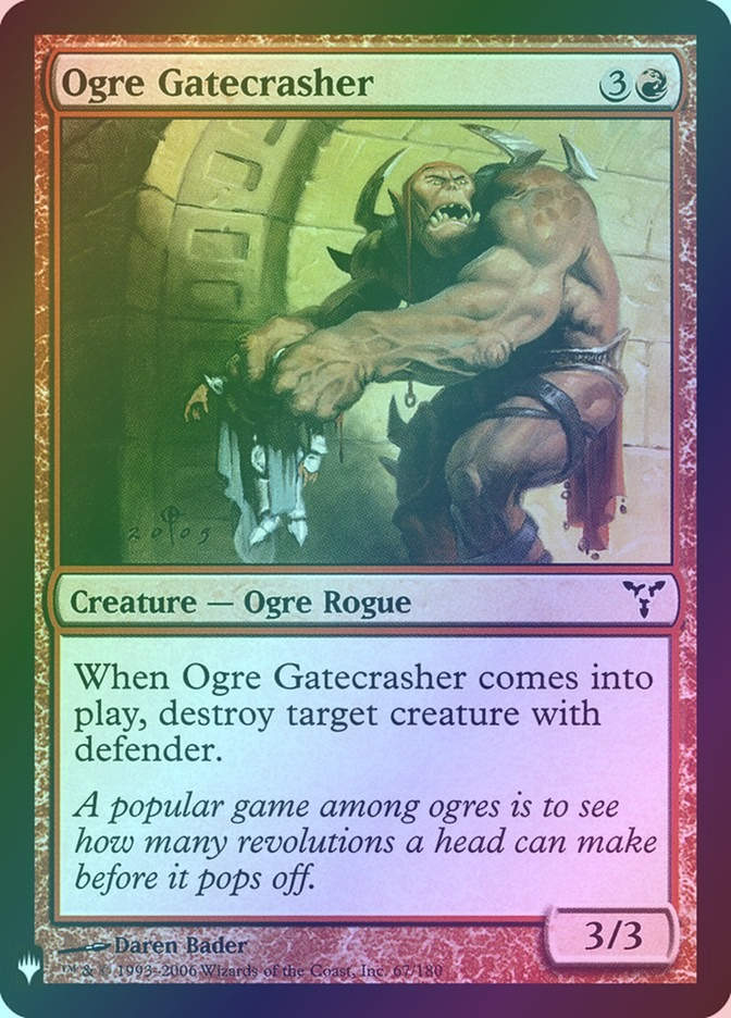Ogre Gatecrasher (PLST) (DIS-67) / Foil