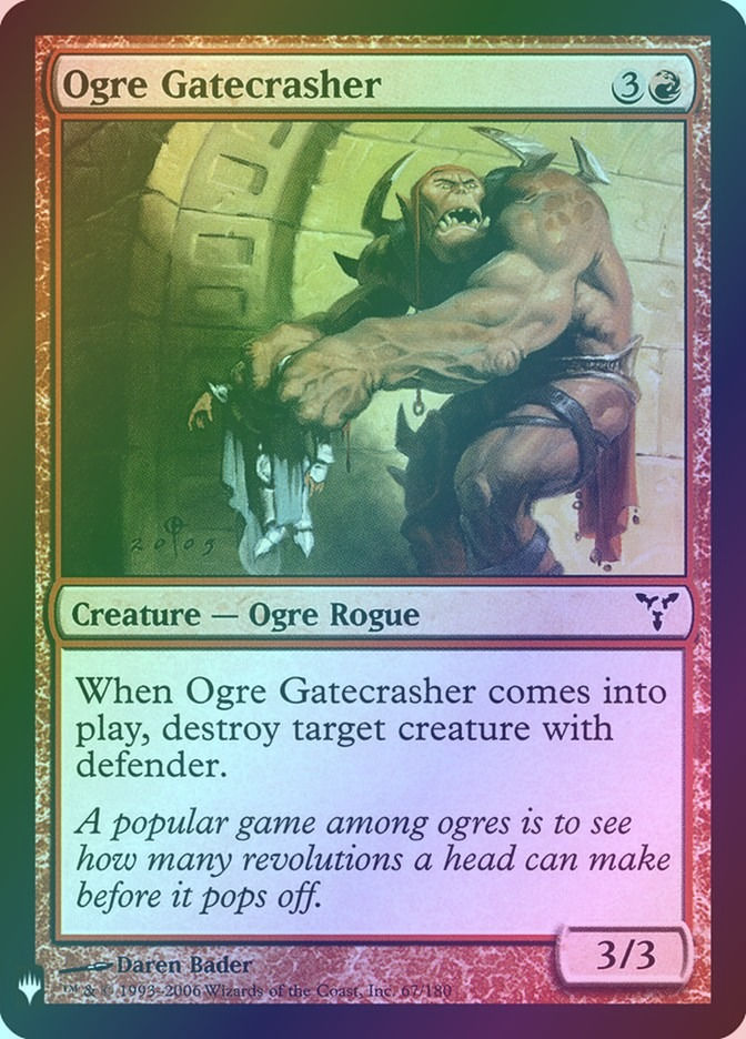 Ogre Gatecrasher (PLST) (DIS-67) / Foil