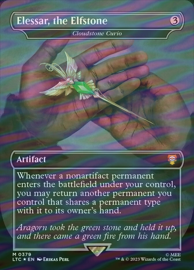 Cloudstone Curio (LTC) (379) / Borderless / Surge Foil