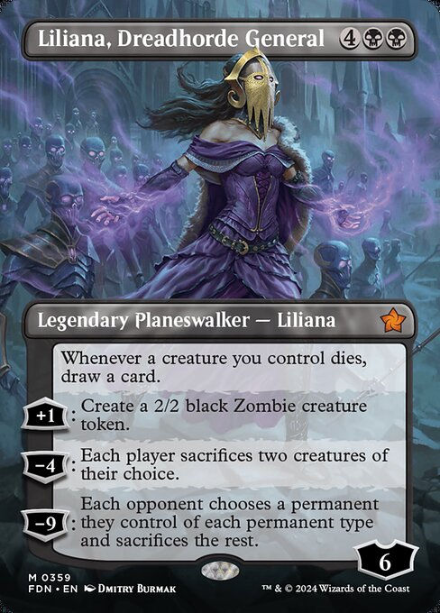 Liliana, Dreadhorde General (FDN) (359) / Borderless