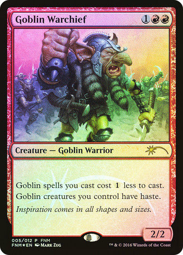 Goblin Warchief (f16) / Foil
