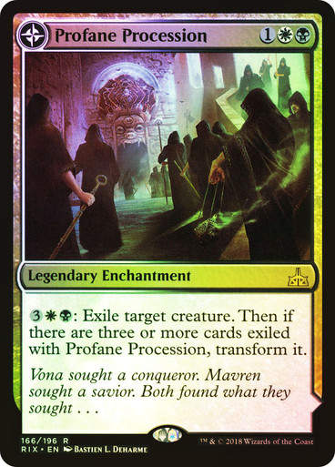 Profane Procession // Tomb of the Dusk Rose (RIX) (166) / Foil