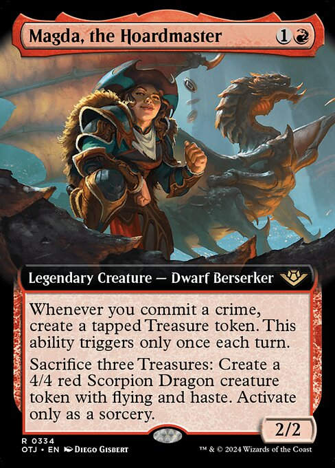 Magda, the Hoardmaster (otj) (334) / Extended Art