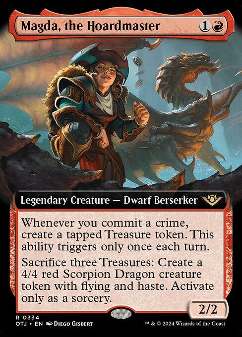 Magda, the Hoardmaster (otj) (334) / Extended Art