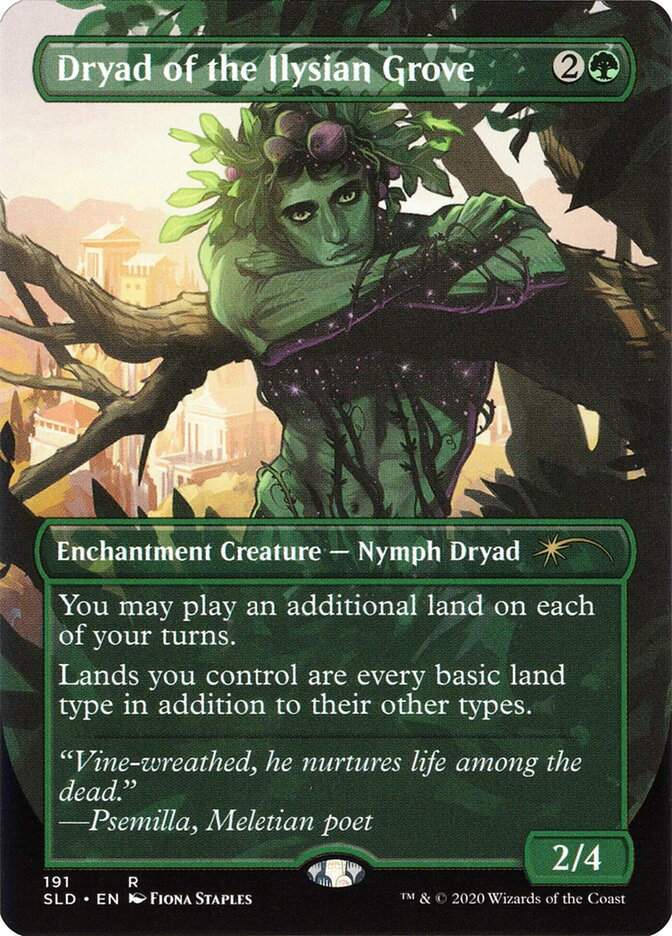 Dryad of the Ilysian Grove (SLD) (191) / Borderless