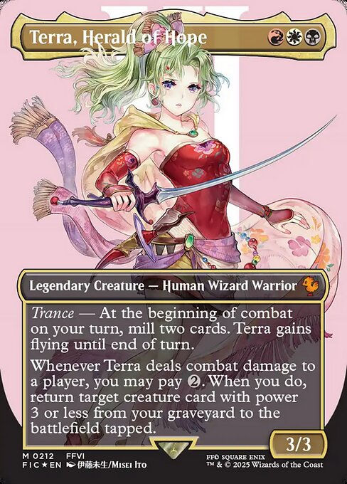 Terra, Herald of Hope (FIC) (212) / Borderless / Surge Foil