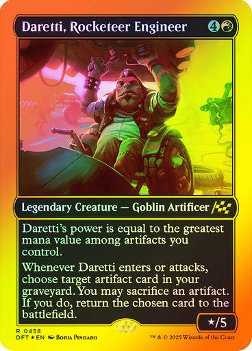 Daretti, Rocketeer Engineer (DFT) (458) / First Place Foil