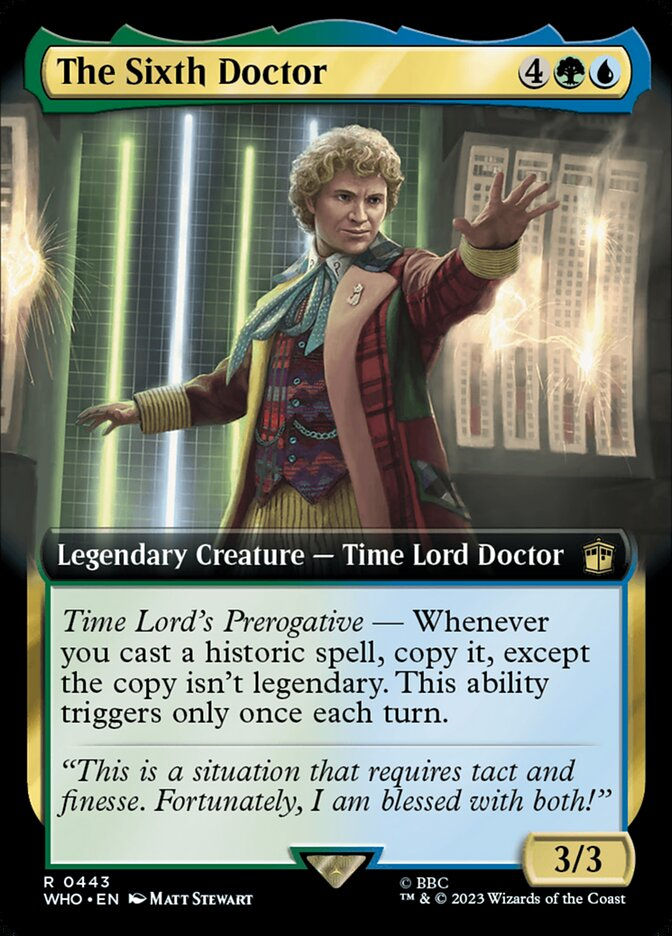 The Sixth Doctor (WHO) (443) / Extended Art