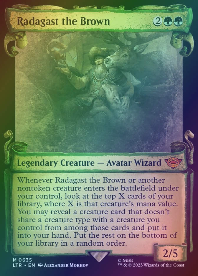 Radagast the Brown (LTR) (635) / Showcase / Foil