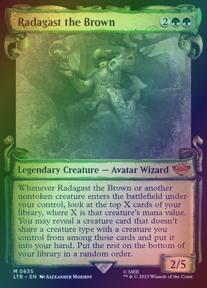 Radagast the Brown (LTR) (635) / Showcase / Foil