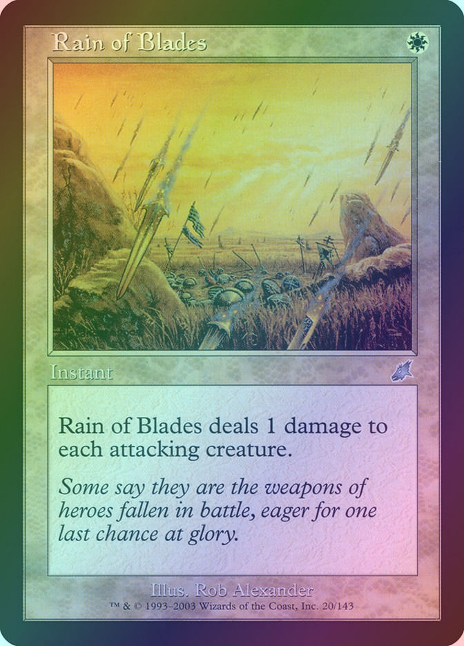 Rain of Blades (SCG) (20) / Foil
