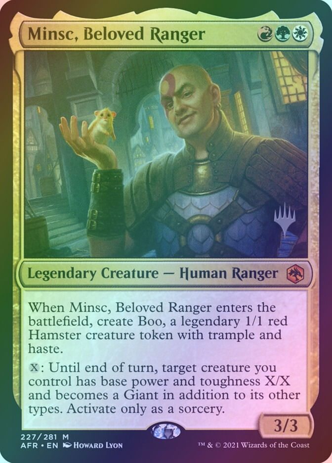 Minsc, Beloved Ranger (PAFR) (227p) / Foil