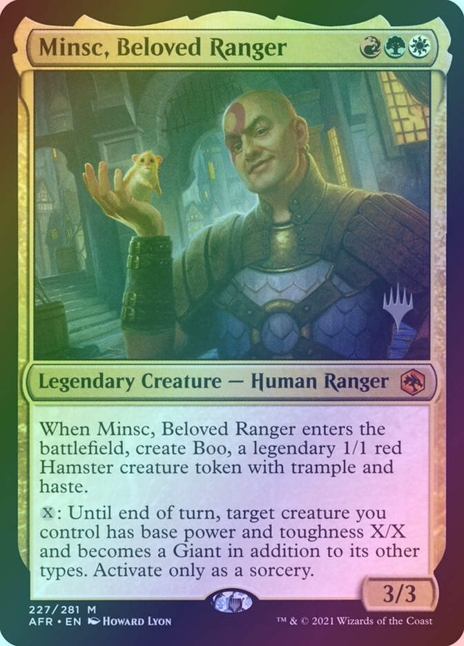Minsc, Beloved Ranger (PAFR) (227p) / Foil