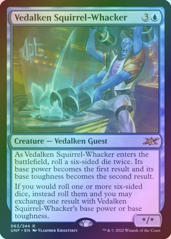 Vedalken Squirrel-Whacker (UNF) (63) / Foil