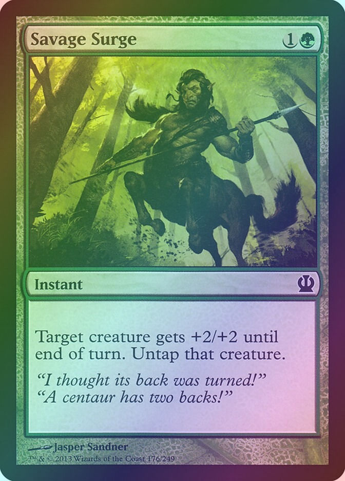 Savage Surge (THS) (176) / Foil