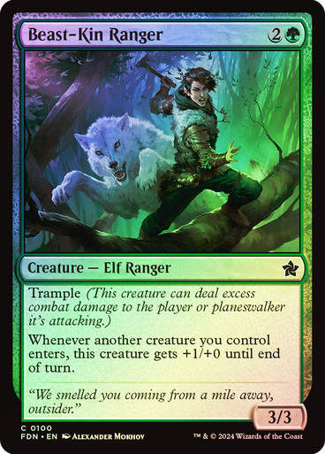 Beast-Kin Ranger (FDN) (100) / Foil
