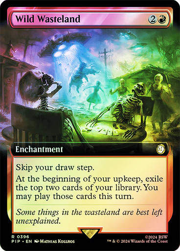 Wild Wasteland (pip) (396) / Extended Art Foil
