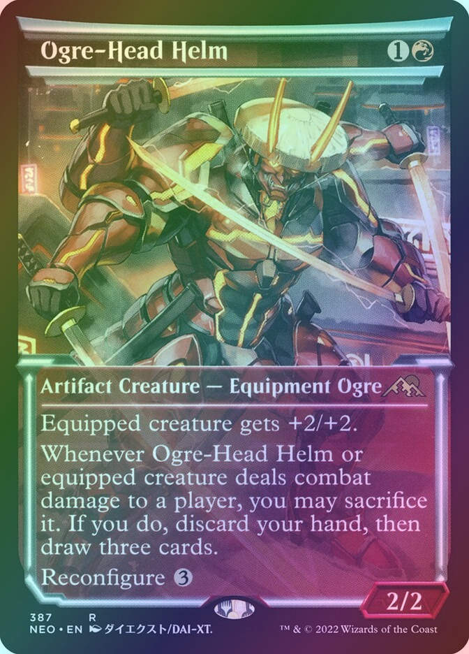 Ogre-Head Helm (NEO) (387) / Showcase / Foil