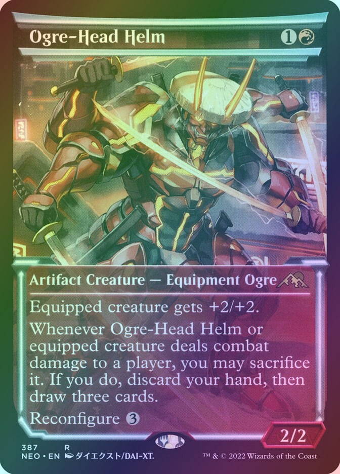 Ogre-Head Helm (NEO) (387) / Showcase / Foil