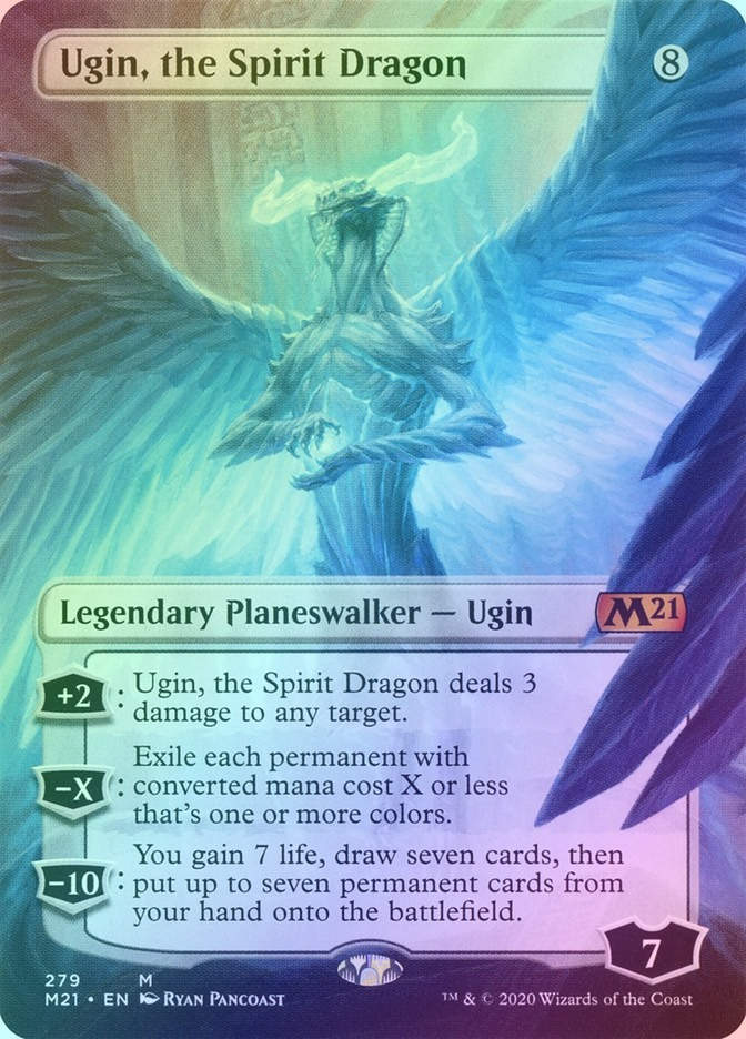 Ugin, the Spirit Dragon (M21) (279) / Borderless / Foil