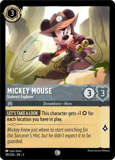 Mickey Mouse - Stalwart Explorer (LOR_ITI)