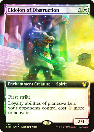 Eidolon of Obstruction (THB) (299) / Extended Art / Foil
