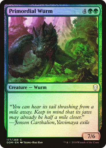 Primordial Wurm (DOM) (177) / Foil