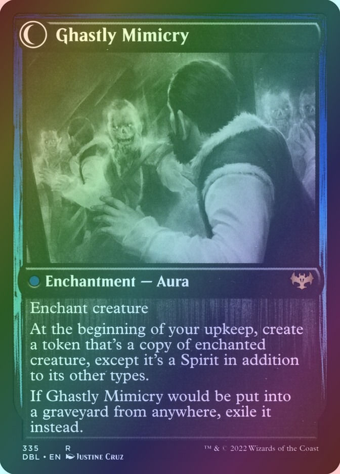 Mirrorhall Mimic // Ghastly Mimicry (DBL) (335) / Foil — cara 2 de 2