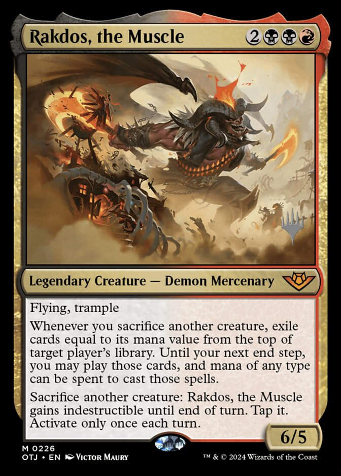 Rakdos, the Muscle (POTJ) (226p)
