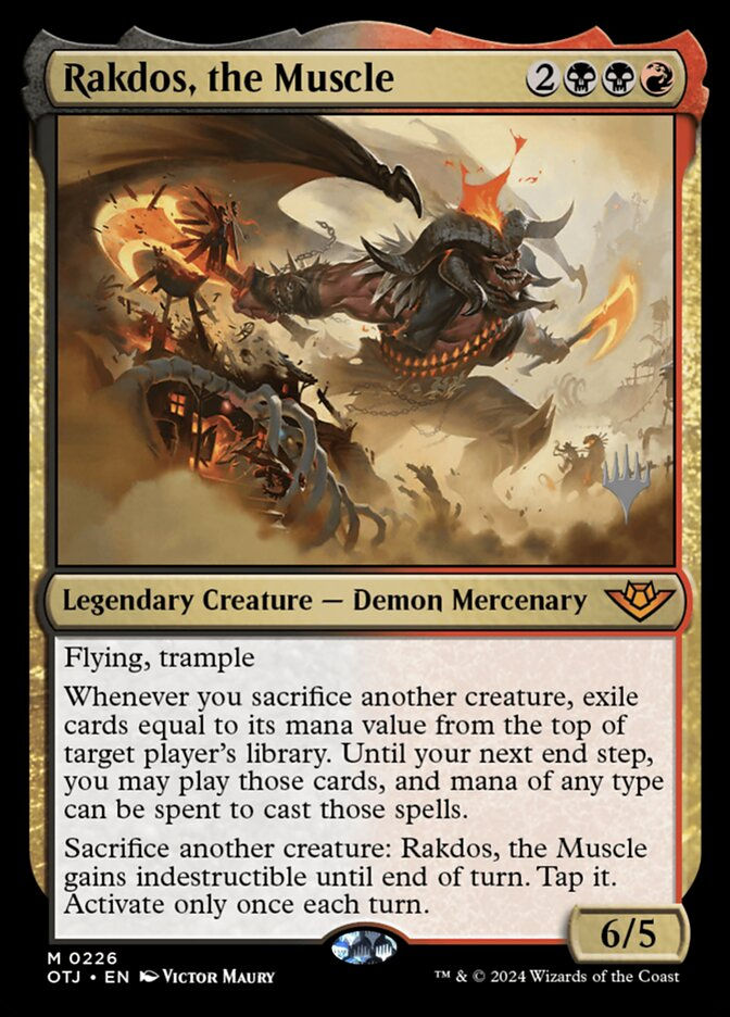 Rakdos, the Muscle (POTJ) (226p)
