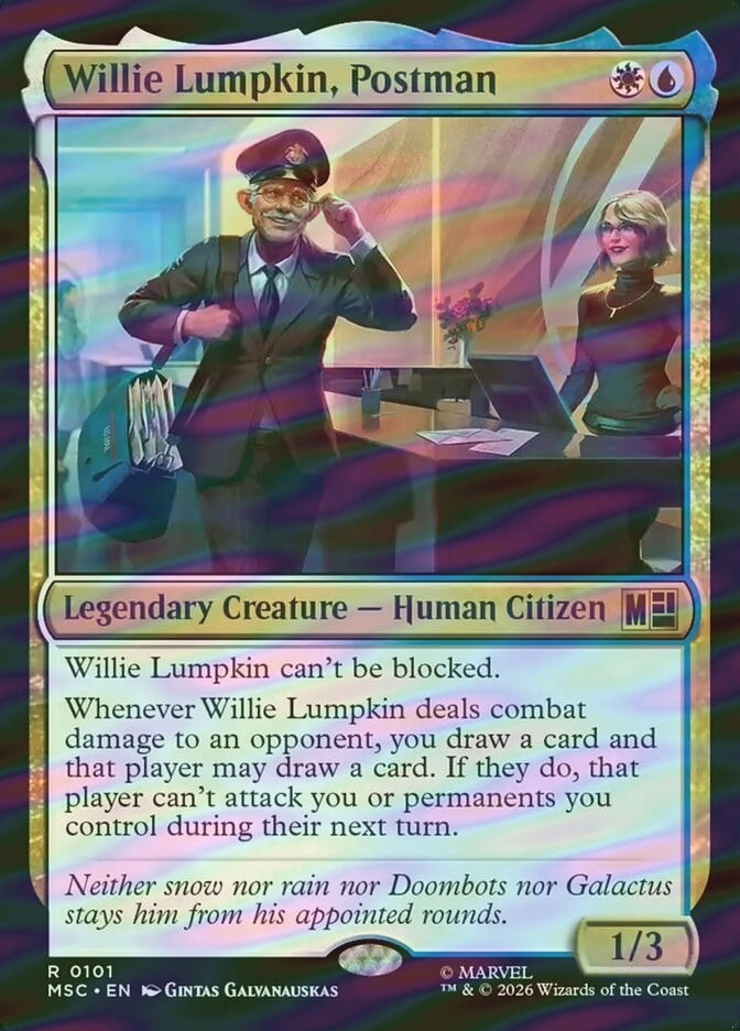 Willie Lumpkin, Postman (MSC) (101) / Surge Foil
