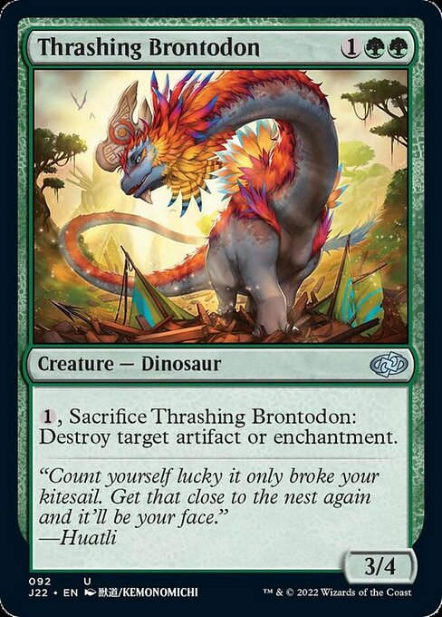 Thrashing Brontodon (J22))