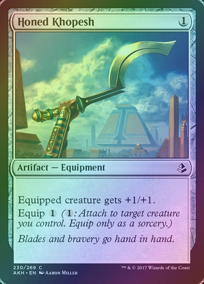 Honed Khopesh (AKH) (230) / Foil