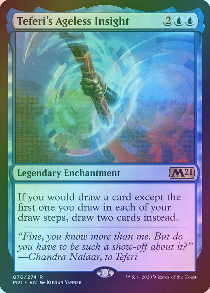 Teferi's Ageless Insight (M21) (76) / Foil