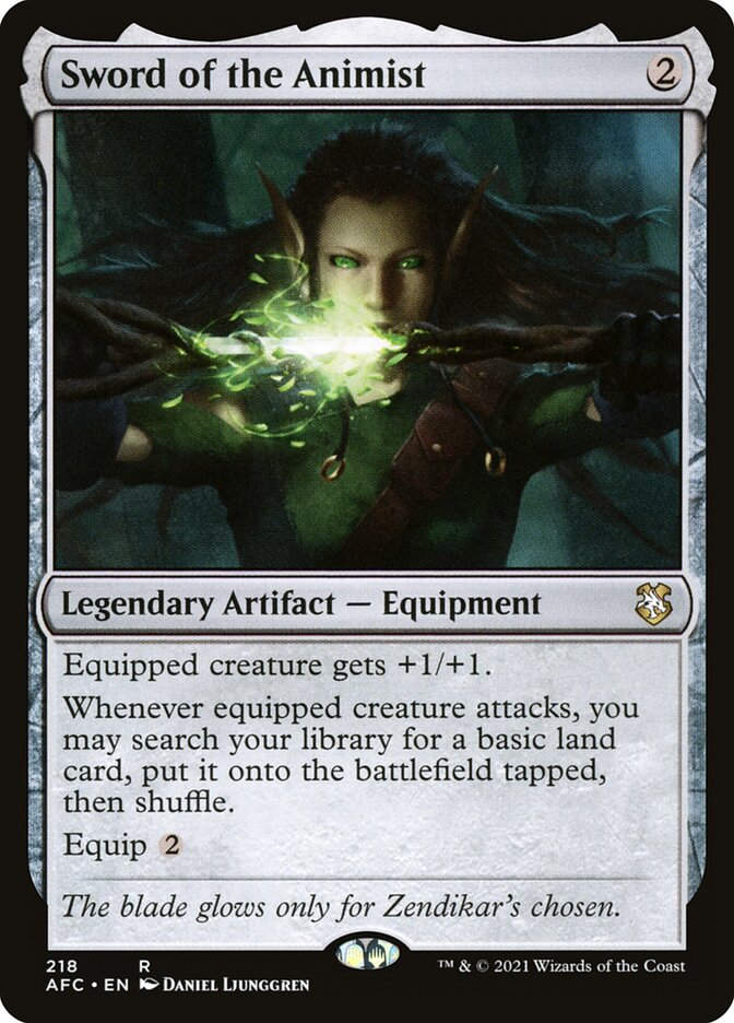 Sword of the Animist (AFC) (218)