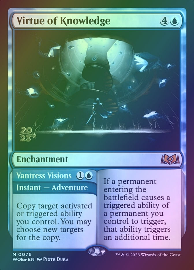 Virtue of Knowledge // Vantress Visions (PWOE) (76s) / Foil